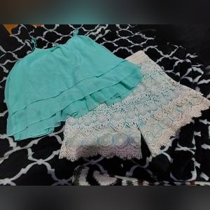Knit Works shorts and cami set XXL‎